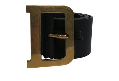 Christian Dior Diorquake Belt, &pound;390, Accessories, Black, Leather, Front view